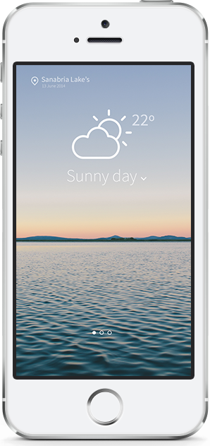 intro slider iphones